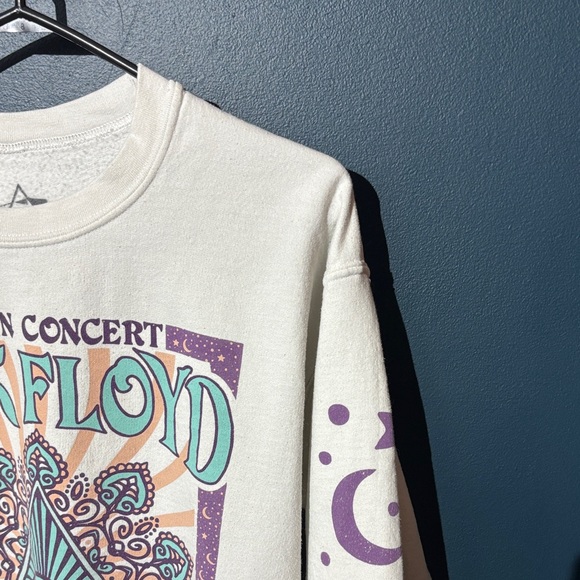 Pink Floyd Live Concert Los Angeles 1975 Band Sweatshirt Adult Size Medium - Picture 3 of 7